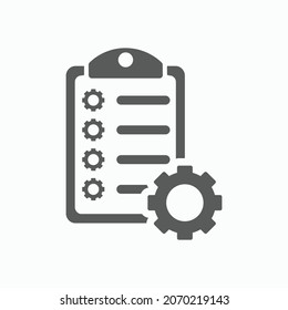 project management icon, management vector