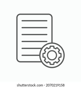 icono de administración de proyectos, vector de administración