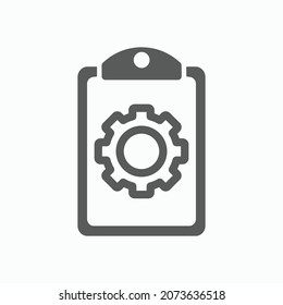 project management icon, management vector