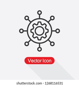 Project Management Icon Vector Illustration Eps10