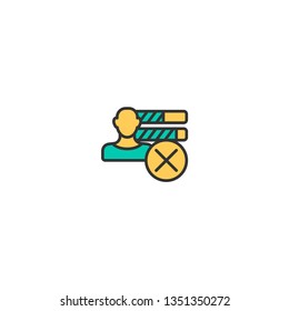 Project management icon vector illustration
