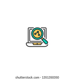 Project management icon vector illustration