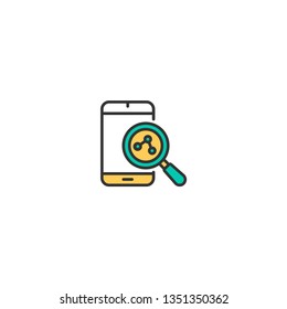 Project management icon vector illustration