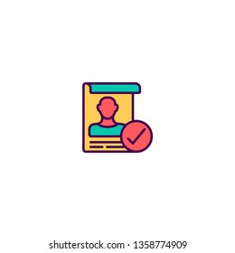 Project management icon vector illustration