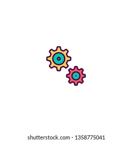 Project management icon vector illustration