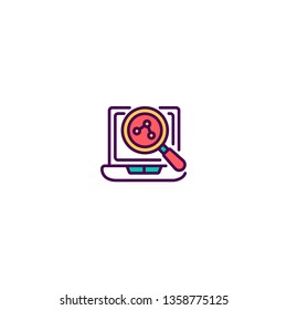 Project management icon vector illustration
