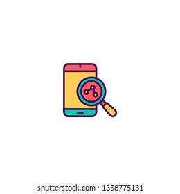 Project management icon vector illustration