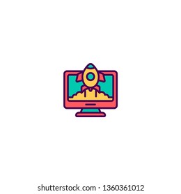 Project management icon vector illustration