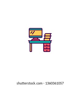 Project management icon vector illustration