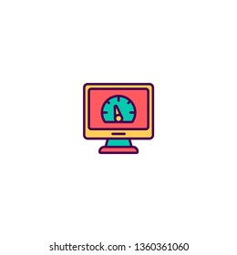 Project management icon vector illustration