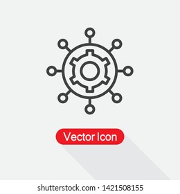 Project Management Icon Vector Illustration Eps10