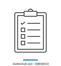 Project Management icon vector illustration logo template for many purpose. Isolated on white background.