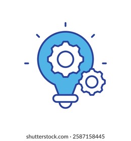 Project Management icon vector stock illustration