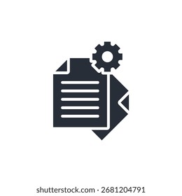 icono de gestión de proyectos. Vector. Trazo editable. signo de estilo lineal para uso Diseño web, logotipo. Ilustración de símbolo.