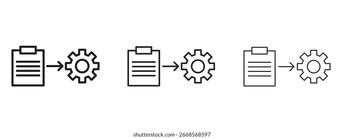 Project management icon for Website or Apps Elements, Logo. Pixel vector graphics