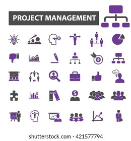 project management icons
