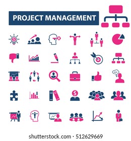 iconos de administración de proyectos
