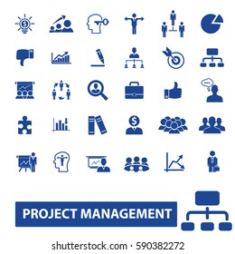 iconos de administración de proyectos
