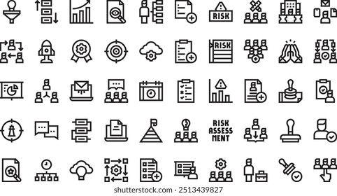 Iconos de gestión de proyectos Iconos vectoriales de alta calidad Colección con trazo editable. Ideal para Profesional y Proyectos Creativos.