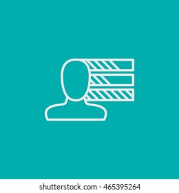Project Management Icons On Personality, Skills And Initiative. Simple Isolated Thin Line Web Icon. Can Be Used For Logo And Infographics. Vector Illustration, Eps10.