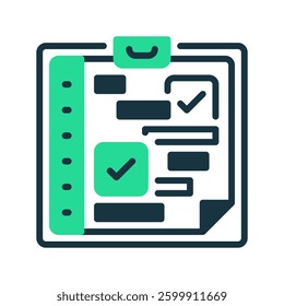 Project Management Line Icon, Outline Symbol for Task Organization, Team Coordination, Business Strategy, Workflow Efficiency, and Deadline Management. Vector Sign Icon