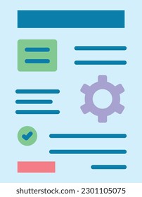 Project Management vector icon. Can be used for printing, mobile and web applications.
