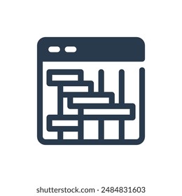 Project Management Vector Icon Illustration