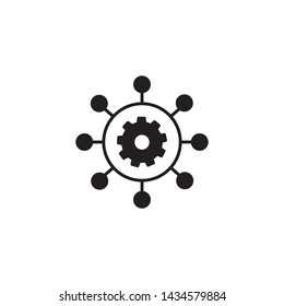 Project management vector icon. Pixel perfect vector graphics