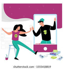 Project Management Vector Landing Page Template. Cartoon Analyst Making Presentation, Report for Businessmen, Investors, Partners. Consulting Agency, Company Promotional Webpage Design Layout