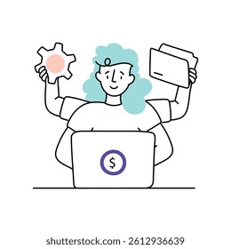 Project Management Vector Style Illustrations 