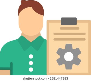 Project Manager Flat Illustration Vector Design