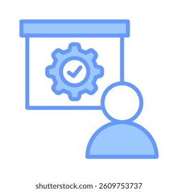 Project Manager Icon Element for Design
