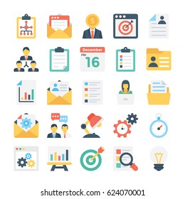 Project Managment Colored Vector Icon 2