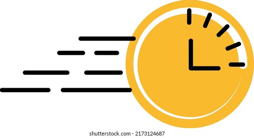 Project menagement deadline, illustration, vector on a white background.