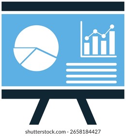 Project metric icon vector. Ideal for project management, progress tracking, or performance evaluation. key indicators used to monitor project health, timelines, and resource allocation.