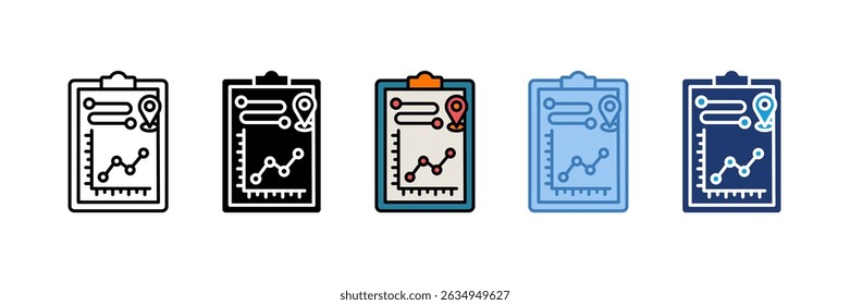 Elemento De Icono De Métricas De Proyecto Para Diseño