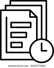 Project Milestones Icon Element For Design