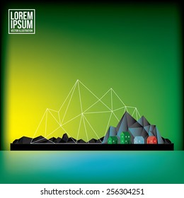Project of mountain 