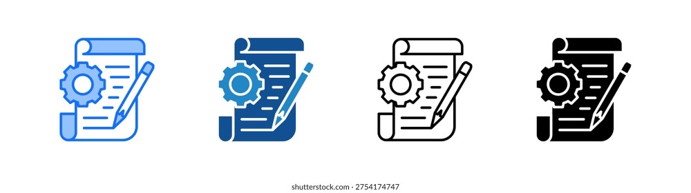 Project Multiple Style Icon Set