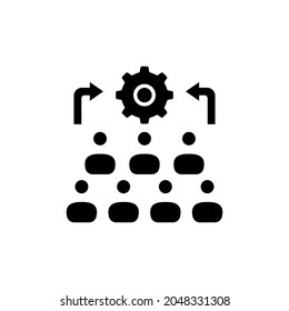 Project Organization icon in vector. Logotype