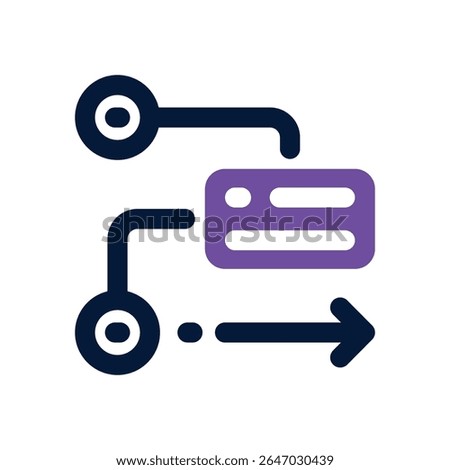 project plan duotone icon. Sleek and modern vector icon for websites, mobile apps, marketing materials, and corporate design. Fully scalable and ready to use.