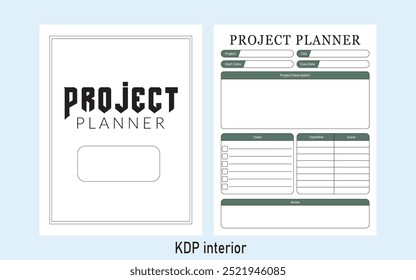 Project Planner Kdp Interior Template