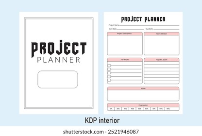 Project Planner Kdp Interior Template