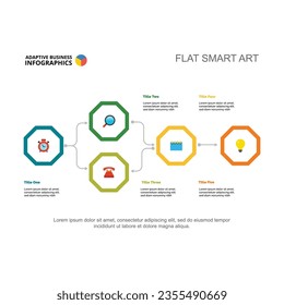 Project planning elements in timeline vector illustration. Cartoon drawing of business infographic for advertisement or research. Management, development concept for report or presentation slide