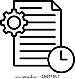 Project Planning Icon Element For Design