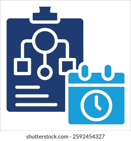 Project Planning Icon Element For Design