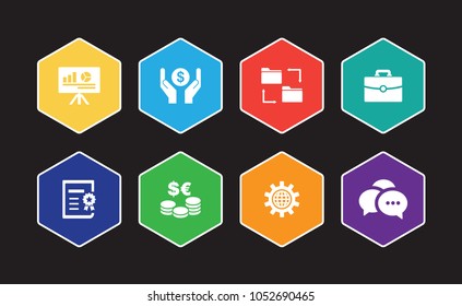 Project Planning Infographic Icon Set
