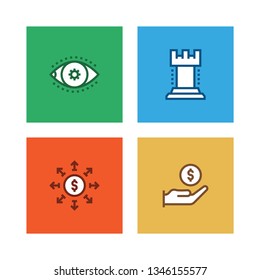 PROJECT PLANNING LINE ICON SET