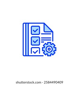 Project Planning line icon. Universal creative premium symbol. Vector sign icon logo template. Vector illustration