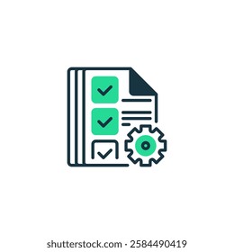 Project Planning line icon. Universal creative premium symbol. Vector sign icon logo template. Vector illustration